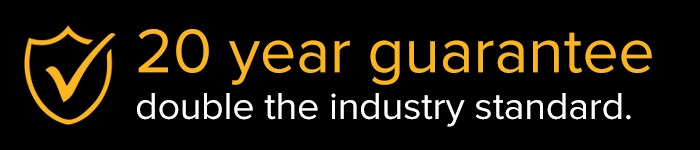 20 Year Guarantee only at Orion Windows