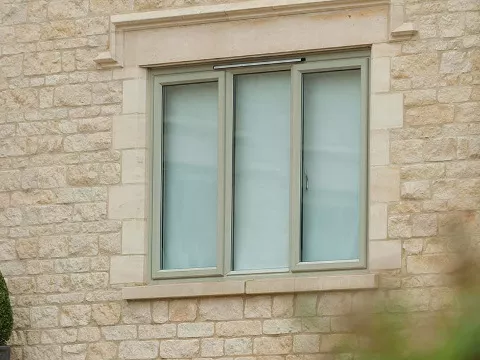 Green Aluminium Windows