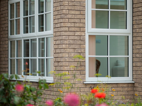 White UPVC Cottage Windows